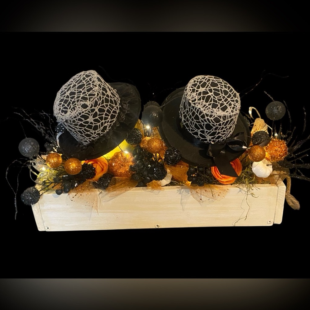 Halloween | Lighted Skull Decor | Halloween Arrangement | Halloween Party decor - Picture 3 of 10